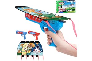 HAPAGTOY Outdoor Spiele für Kinder ab 4 5 6 7 8 9 Jahre, 2023 Neu Drachenwerfer-Spielzeug, Ejection Drachen Wurfgleiter Katapult, Fliegendes Spielzeug, Gartenspielzeug Geschenke für Jungen Mädchen