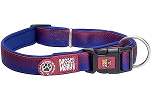 Max & Molly Gotcha! Hundehalsband FC Barcelona/XS, Halsband Hund mit Smart ID, gepolstertes Neopren Halsband mit Design für Hunde, bequem, verstellbar