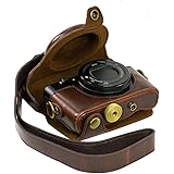 PU Leather Camera Bag Case Cover For Sony RX100 RX100II RX100III RX100IV RX100VII RX100VIII M3 M5 DSC-RX100 III RX100M3 With