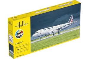Heller Maquette Avion : Starter Kit : Airbus A320 Air France
