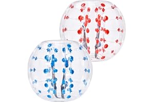 VEVOR Inflatable Bumper Balls 2-Pack, 4FT/1.2M Body Sumo Zorb Balls for Teen, 0.8mm Thick PVC Human Hamster Bubble for Outdoor Team Gaming Play, Bumper Bopper Toys for Garden, Yard, Park