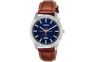 TIMEX Classics Analog Watch for Men with Round Dial & Water Resistant Man's Wrist Watches