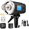 Godox AD600BM Bowens Mount 600Ws GN87 High Speed Sync Outdoor Flash Strobe Light with 2.4G Wireless X System, 8700mAh Battery to Provide 500 Full Power Flashes Recycle in 0.01-2.5 Second