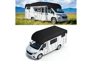 GEARMONSTER 6,5 x 3 m husvagnsskydd 210D Oxford vattentätt tak husvagn skyddsöverdrag husvagn presenning optimalt skydd mot damm, fukt och UV-strålar