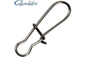 Gamakatsu Hyper Ez Snap – Moschettone per pesca a spinning su luccio e luccioperca, gancio per spinning, snap per la pesca di predatori