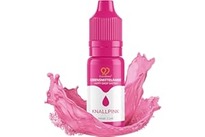 ‎GOODBAKE GoodBake Lebensmittelfarbe Pink (11 ml) – intensive Lebensmittelfarbe – hochkonzentrierte Farbe - zum Einfärben von Torten, Fondant, Buttercreme, Getränke, Schleim uvm. 100% vegan