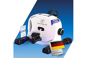 Fjoerdesports Arm- und Beintrainer, Mini-Heimtrainer, Bewegungstrainer, Training im Home-Office, mit Trainingsdisplay, Hometrainer, Verschiedene Widerstandsstufen, Seniorentrainer