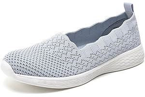 Puxowe Scarpe Mocassini Slip On da Donna Eleganti Leggere Fitness Casual Outdoor Passeggio Maglieria Piatte Sneakers