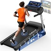Kitopa 20 KM/H Cinta de Correr Plegable,Inclinaci&oacute;n del 18%, M&aacute;ximo 180kg | Motor 7 CV, Pantalla LED, Sensor de,Conexi&oacute;n con