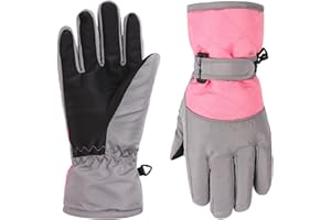 Pesaat Handschuhe Kinder Winter Wasserdicht Skihandschuhe Mädchen rutschfeste Winddichte Warme Fingerhandschuhe Jungen Fausthandschuhe