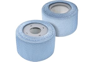 Benfosh 2 pcs de Redes Protectoras+2pcs Filtro compatible con Mspa Hot Tub Filtro,90 Pliegues,para MSPA todos los Hot Tubs Actuales