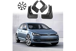 ERMWALR for VW Golf 7 MK7 7.5 MK7.5 2013-2019 Mud Flaps - Set of 4 No Drilling Required Car Fenders Flexible PP Mud Flap Splash Guard (Glf 7 13-19)