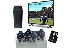 BYCO Retro Console HDMI 4K, Console di Giochi Retrò con 10000 Giochi,Console per Videogiochi con 2*2.4G Gamepad Controller Bluetooth Wireless, 64GB RAM con USB Wireless Game Stick Plug and Play ((64 GB))