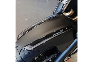 Resin Bike Adesivi Moto Compatibile con Yamaha Tracer 7 2021. Protezione Parafango Anteriore Moto da Urti e Graffi. Adesivi Resinati con Effetto 3D - Made in Italy
