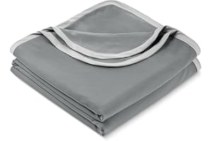 PHF Double Cooling Blanket King Size for Hot Sleepers, Double Side Arc-Chill Q-Max>0.5 Cooling Blanket for Night Sweats, Keep You Cool All Night, 220 x 240cm, Charcoal Grey