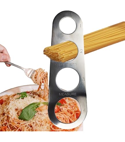 Mesureur De Spaghetti à 4 Trous - Portions Pour 1 à 4 Personnes | Gadget De Cuisine Pratique Pour Pâtes Et Nouilles