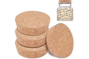 DILIREBA 4 Tappi in Sughero Conici, Grandi Tappi in Sughero, 90 ~ 110 Mm, Tappi in Sughero Conico, Tappi per Bottiglia di Sughero in Legno per Bottiglie di Vetro, Barattoli per Conserve, Ceramiche, Fai da (4)