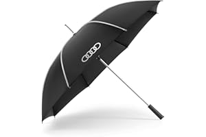 Audi collection 3122200100 Regenschirm Stockschirm Automatik Schirm, schwarz