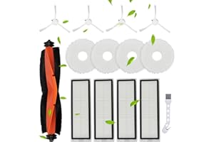 Rebirthcare accessori per xiaomi x10+ / s10+ & per dreame l10s ultra / s10 / s10 pro robot aspirapolvere filtri di ricambio set di accessori
