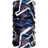 e taktik Extreme Dijital Desing Seamless +UV Mavi Renkli Desenli Boyunluk Bandana Buff Sa&ccedil; Bandı Maske Balaklava Toka