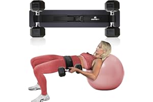 CRAZYROPE Hip Thrust Belt for Dumbbells, Ceinture de poussée de hanche pour haltères, kettlebells, ceinture de fessier pour poussée des hanches, des squats, des dips