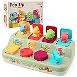 BelleStyle Giochi Montessori Bambini 2 3 4 Anni,Dinosauro Pop-up Giocattolo Sensoriale Abilità Motorie,Giocattoli Educativi I