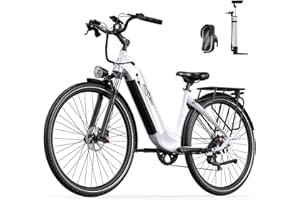 ONESPORT OT05 Pro Vélo Électrique Adulte, 27.5" VTT Electrique avec 36V 22.5AH Batterie au Lithium jusqu'à 140KM, 250W Velo Femme et Homme Ville avec Capteur de Couple & Frein Hydraulique, 25KM/H