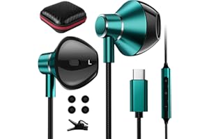 TITACUTE Écouteurs USB C pour Samsung S23 S22 S21 S20 FE Type C avec câble Microphone et câble Hi-FI Écouteurs USB C Auriculaires pour iPad Pro Air Mini 6th Glaxy A53 A33 Z Flip 4 Oneplus 11 10 Pro Pixel 7 6a