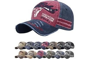 YKDLLF Casquettes de Baseball pour Homme et Femme 100% Coton Casquette de Baseball de Sport décontractée Unie Style réglable Unisexe avec Logo et Inscription