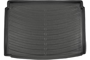 J&J AUTOMOTIVE | Tapis De Coffre sur Mesure pour Megane 4 5P. Berlina Depuis 2016, Noir, Antidérapant, Bord Haut, Toutes Saisons, Adapté Animaux de Compagnie