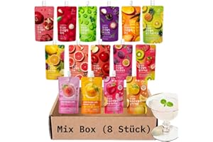 EasyCookAsia Konjac Getränk | 8er Mix Set mit zufälligen Sorten | Kalorienarm, zuckerfrei, vegan & ballaststoffreich | Gesunder Snack für Diät, Sport & Alltag | Sättigend & lecker | ungekühlt haltbar