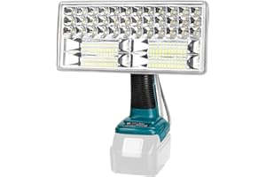 ‎TAINGWEI 40W 4200lm LED-Lampe, kabellos, kompatibel mit Makita 18V LXT Akku, 18V Arbeitsleuchte für Camping, Autoreparatur, Not- und Baustellenbeleuchtung