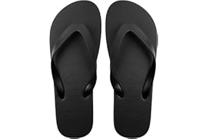Aomig Unisex Flip Flops, Ladies Girls Mens Flatform Beach Flip-Flop, Unisex Slim Rubber Flip Flops, Women's Yoga Mat Comfortable Beach Platform Sandals, Slip-Resistant Flat Flip Flops for Shower