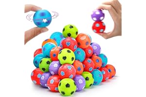 LYPSOCHAAT 40pcs Football Soccer Fidget Toy Party Bag Fillers Toys for Kids Spinner Balls Bulk Toys, Goodie Bag Pinata Stuffers Classroom Prizes Treasure Carnival Bulk Gifts Bags