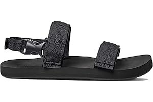 Reef Convertible, Chanclas Hombre, Negro Black Bla, 43 EU