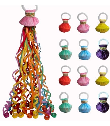Decorazione Lancio Festa Colori Misti Streamer Per Feste Da Lancio - 10 Pezzi, Nastri Di Carta Colorati Per Matrimoni E Compleanni Coriandoli A Nastro