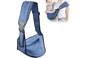 COZCZYEQCO Porteo Bebe,Mochila Portabebes,baby Carrier Porteo Bebe Recien Nacido Ajustable Para Bebés Mochila Bebe Portabebes All Seasons Para Bebés De 5 A 36 Meses, Hasta 20 Kg-Azul