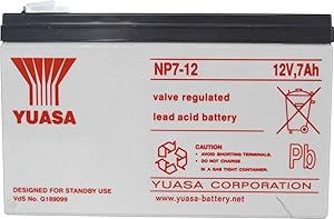 Yuasa - NP7-12 AGM S65-12V 7.0Ah - Sealed Lead Acid Rechargeable Battery