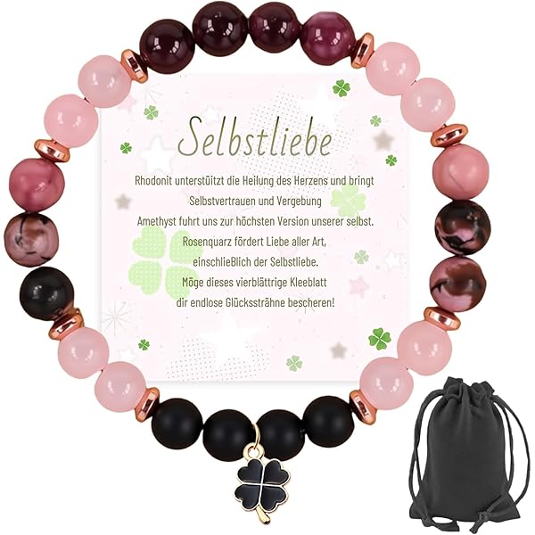 Produktbild von Roségold Blumen Armband Damen - Österreichische Kristalle - Verstellbare Kette Geschenk - Elegantes Blüten Charm Armband – Brother & Sisters