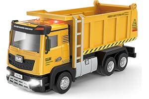 LTFIOON Costruzione Camion Giocattolo, 1:40 Camion Giocattolo per Bambini, Giochi da Veicoli da Costruzione Set, Veicolo da Cantiere con Suono e Luce, Giochi Bambini per Ragazzi 3 4 5 6 Anni