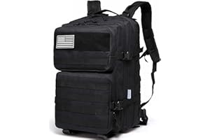 Songwin 45L militare tattico Zaino,Multifunzione e impermeabile Army Patrol Zaino da Assalto,Molle Bug Out Bag per campeggio trekking Escursionismo Alpinismo.