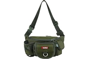 Piscifun Fishing Bag Portable Outdoor Fishing Tackle Bags Multiple Waist Bag Fanny Pack