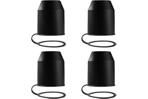 VooGenzek 4 Pezzi Tappo Gancio Traino, Copertura a Sfera per Gancio di Traino, Tappo di Protezione per Gancio di Traino, Tappi per Gancio di Traino, per Auto, Camper, Testa a Sfera del Rimorchio