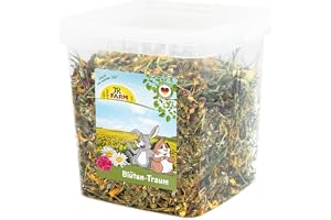 JR Farm blomma träd 380 g i hink (örter för dvärgkaniner och gnagare, kompletterande foder)