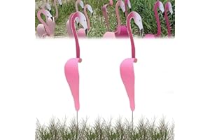 CXINLky Uccelli danzanti, fenicottero da giardino, decorazione in metallo, fenicottero, scultura a vento per il giardino, uccelli danzanti per il cortile, fenicottero vorticoso, decorazione da