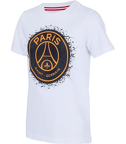 T-shirt PSG Fille Collection Officielle - 100% Coton, Produit Licencié Paris Saint Germain
