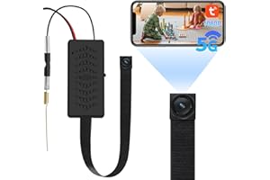 Nisanuki Cámara Espía Oculta WiFi, 5G Camaras Espias Camufladas Inalambricas Camara de Vigilancia Interior con Detección de Movimiento Tuya App
