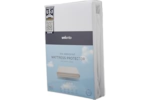 ‎UNIENTO Matratzenschoner 180x200cm Wasserundurchlässige Matratzenauflage atmungsaktive Kopfkissenschoner baumwolle