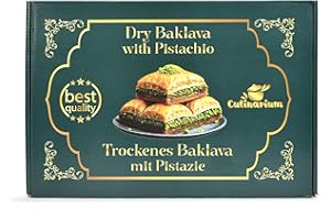 PROPARTS Turkish delight Süßigkeiten box. Baklava 650g. Gebäck Mit Pistazien oder Walnüsse. Perfekte Geschenkbox Geburtstag. Süßigkeiten aus aller Welt fur Feinschmecker.Türkische süßigkeiten (Pistazien)