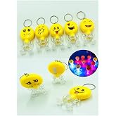 Hyd Illuminated Flashlight Emoji Keychain 10 Card Gift